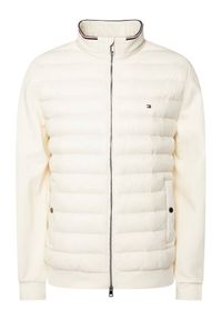 TOMMY HILFIGER - Tommy Hilfiger Kurtka przejściowa Mix Media Ess MW0MW41329 Beżowy Regular Fit. Kolor: beżowy. Materiał: bawełna #1