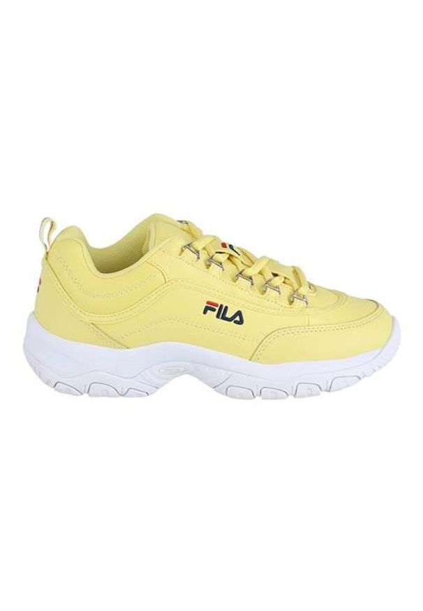 Buty do chodzenia damskie Fila Strada Low. Kolor: żółty. Materiał: materiał, syntetyk. Szerokość cholewki: normalna. Sport: turystyka piesza