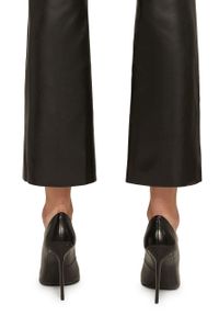 Wolford Spodnie Jenna damskie kolor czarny szerokie high waist. Stan: podwyższony. Kolor: czarny #2