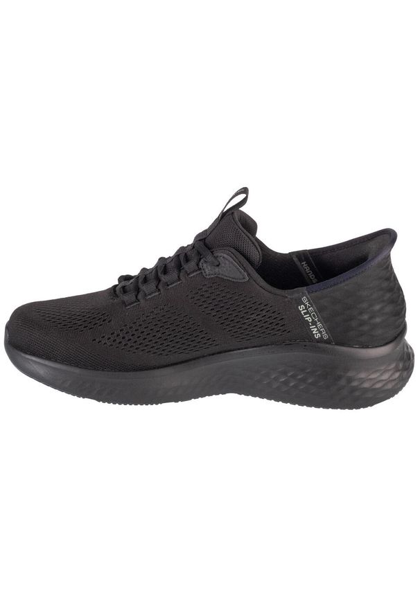 skechers - Buty sportowe Sneakersy męskie, Slip-Ins: Skech-Lite Pro - Primebase. Kolor: czarny. Materiał: materiał. Sport: turystyka piesza