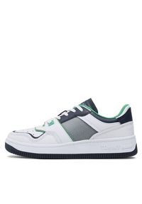 Tommy Jeans Sneakersy Basket Mesh EM0EM01166 Biały. Kolor: biały. Materiał: skóra #5