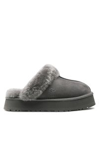 Ugg Kapcie W Disquette 1122550 Szary. Kolor: szary. Materiał: skóra