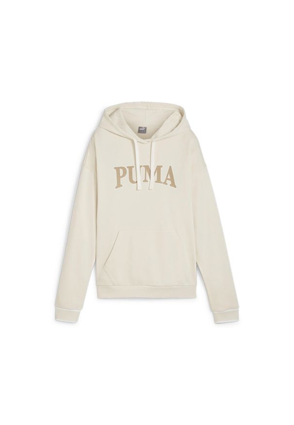 Bluza damska z kapturem Puma Squad. Typ kołnierza: kaptur. Kolor: biały. Materiał: polar. Sezon: zima. Sport: fitness