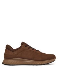 ecco - ECCO Sneakersy Exostride 83531402482 Brązowy. Kolor: brązowy. Materiał: skóra, nubuk #1