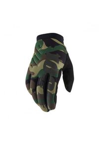 Rękawiczki rowerowe 100% Brisker Gloves. Kolor: zielony, brązowy, wielokolorowy