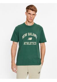 New Balance T-Shirt Athletics Varsity Graphic T-Shirt MT33551 Zielony Regular Fit. Kolor: zielony. Materiał: bawełna