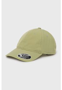 Levi's® - Levi's czapka kolor zielony gładka. Kolor: zielony. Wzór: gładki. Styl: biznesowy