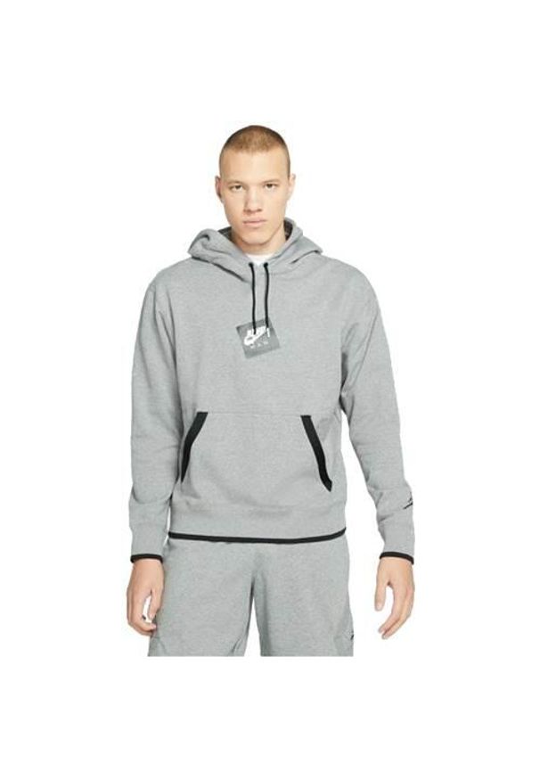 Bluzy sportowa męska Nike Air Jordan Jumpman Classics. Typ kołnierza: kaptur. Kolor: szary