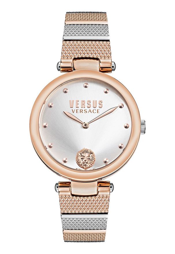Versus Versace - Zegarek VSP1G0821. Kolor: różowy. Materiał: materiał