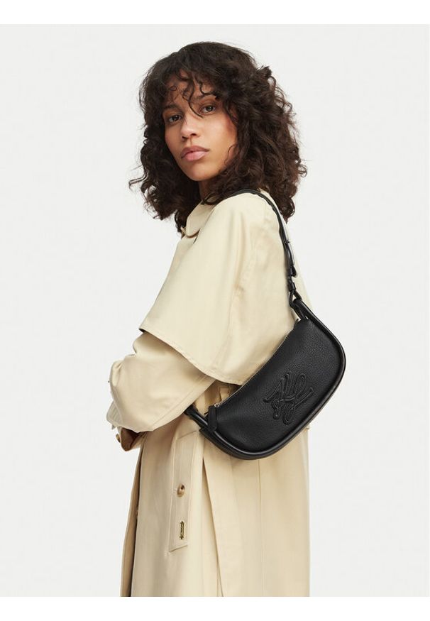 Karl Lagerfeld - KARL LAGERFELD Torebka B2W30235 Czarny. Kolor: czarny. Materiał: skórzane