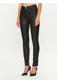 Morgan Spodnie materiałowe 232-PCOTE Czarny Slim Fit. Kolor: czarny. Materiał: materiał, bawełna #1