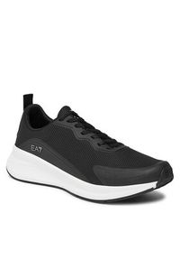 EA7 Emporio Armani Sneakersy X8X150 XK350 N763 Czarny. Kolor: czarny. Materiał: materiał