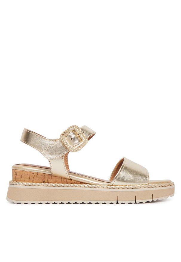 Sandały Tamaris. Kolor: złoty