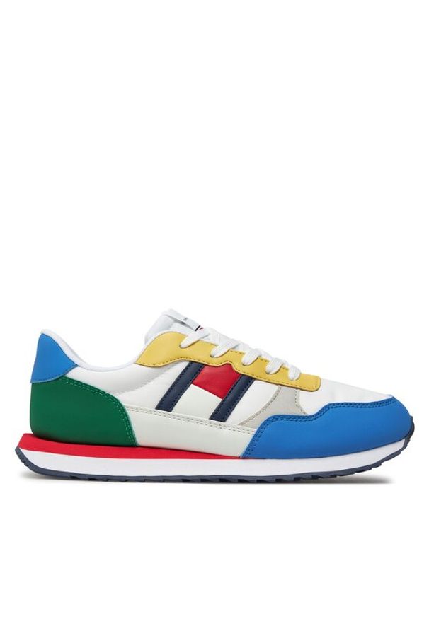 TOMMY HILFIGER - Tommy Hilfiger Sneakersy T3X9-33375-1695 S Biały. Kolor: biały. Materiał: materiał