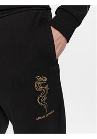 Armani Exchange Spodnie dresowe 3DZPDG ZJ4XZ 1200 Czarny Regular Fit. Kolor: czarny. Materiał: dresówka, bawełna