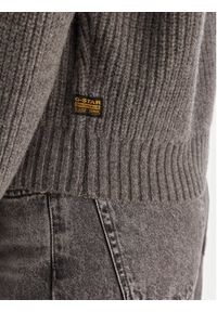 G-Star RAW - G-Star Raw Kardigan Cable D27729-D770 Szary Relaxed Fit. Kolor: szary. Materiał: wełna #5