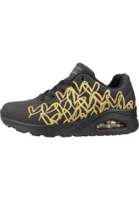 skechers - Buty do chodzenia damskie Skechers 177975BKGD. Kolor: czarny. Materiał: materiał, syntetyk. Szerokość cholewki: normalna. Sport: turystyka piesza
