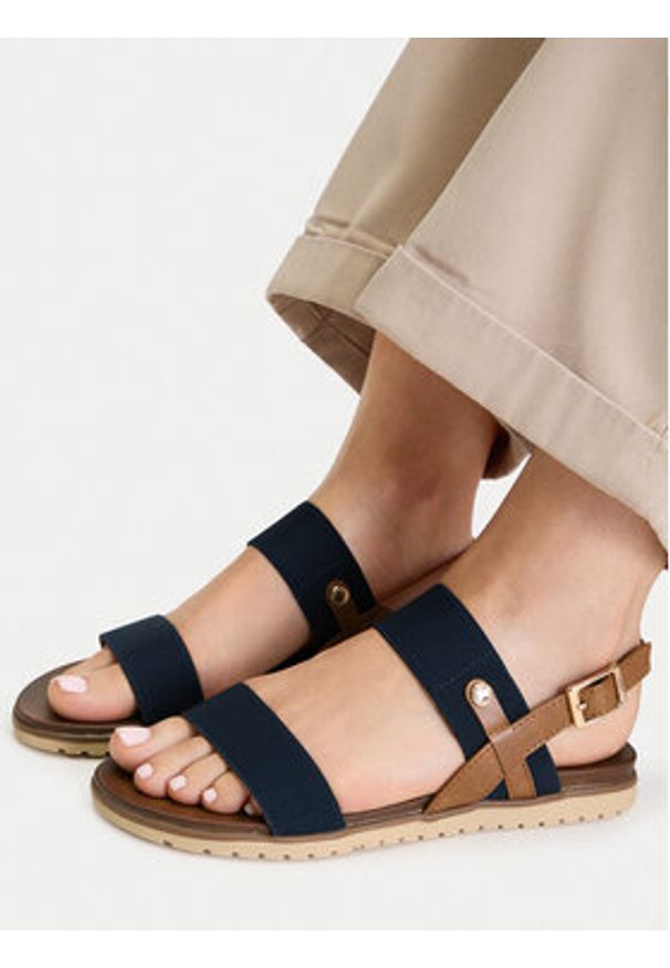 Beverly Hills Polo Club Sandały CEO-WS6262-10 Granatowy. Kolor: niebieski. Materiał: materiał