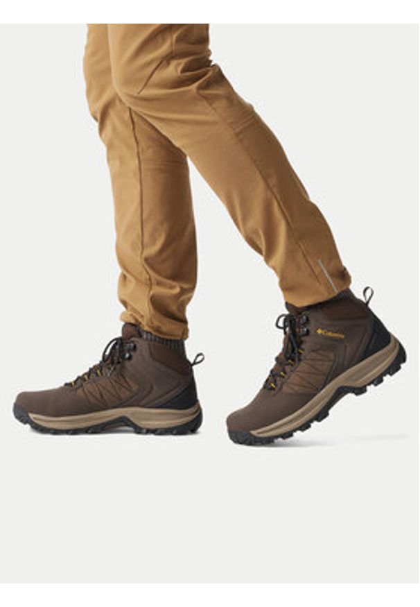 columbia - Columbia Trekkingi Transverse 2067401 Brązowy. Kolor: brązowy. Materiał: skóra. Sport: turystyka piesza