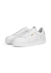 Buty Sportowe Damskie Puma Carina Street. Kolor: biały, żółty, wielokolorowy