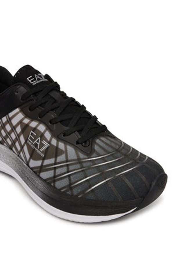 EA7 Emporio Armani Sneakersy X8X243 XK440 N763 Czarny. Kolor: czarny. Materiał: materiał