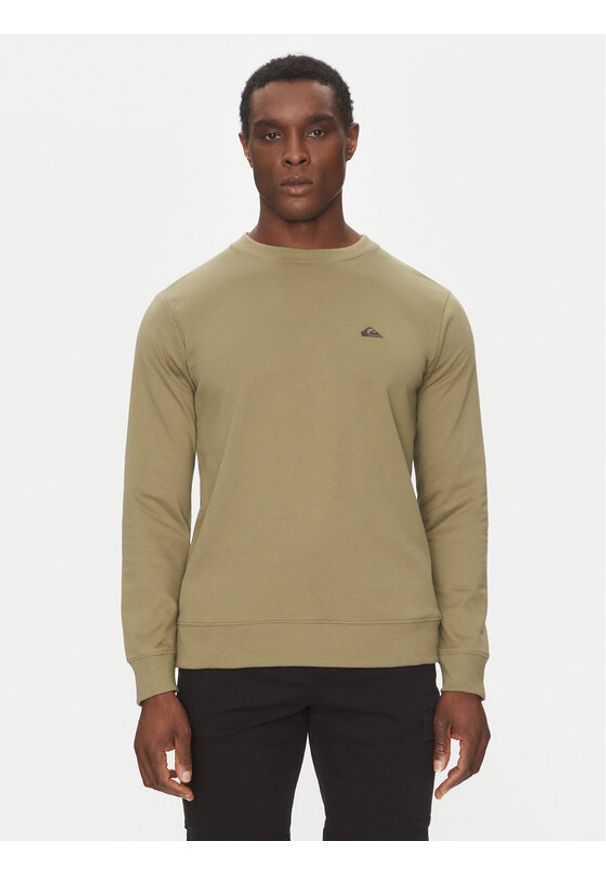 Quiksilver Bluza EQYFT04953 Zielony Regular Fit. Kolor: zielony. Materiał: syntetyk, bawełna