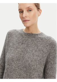 Weekend Max Mara Sweter Ghiacci 2525366151 Szary Regular Fit. Kolor: szary. Materiał: wełna