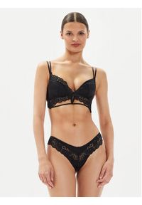 Hunkemöller Figi brazylijskie Lainey 205442 Czarny. Kolor: czarny. Materiał: syntetyk