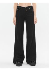 Versace Jeans Couture Jeansy 75HAB561 Czarny Flare Fit. Kolor: czarny