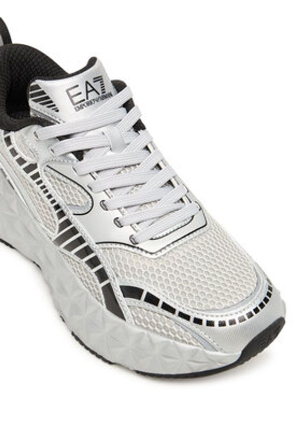EA7 Emporio Armani Sneakersy X8X238 XK431 MZ163 Srebrny. Kolor: srebrny. Materiał: materiał