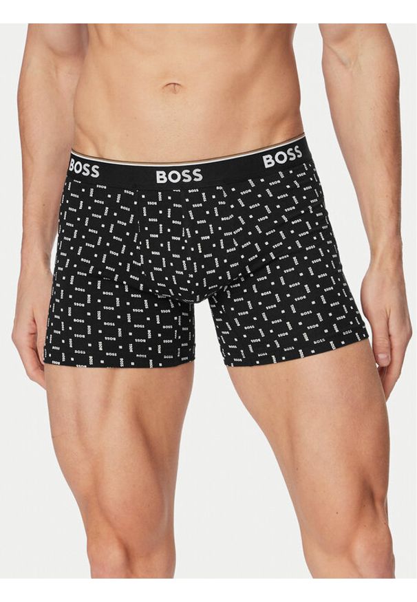 BOSS Komplet bokserek 50554438 Czarny. Kolor: czarny. Materiał: bawełna