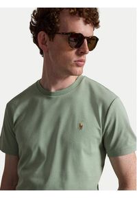 Polo Ralph Lauren T-Shirt 710740727505 Zielony jasny Regular Fit. Typ kołnierza: polo. Kolor: zielony. Materiał: bawełna #4
