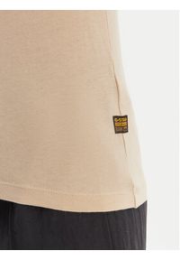 G-Star RAW - G-Star Raw T-Shirt Eyben D24533-4107 Écru Slim Fit. Materiał: bawełna #3
