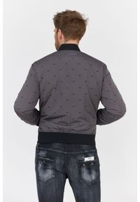 Emporio Armani - EMPORIO ARMANI Dwustronna kurtka męska w logo, Rozmiar 50. Kolor: czarny #5