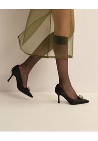 DeeZee Szpilki R24SS04000A Czarny. Kolor: czarny. Materiał: materiał. Obcas: na szpilce #3