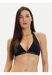 TOMMY HILFIGER - Tommy Hilfiger Góra od bikini UW0UW05257 Czarny. Kolor: czarny. Materiał: syntetyk