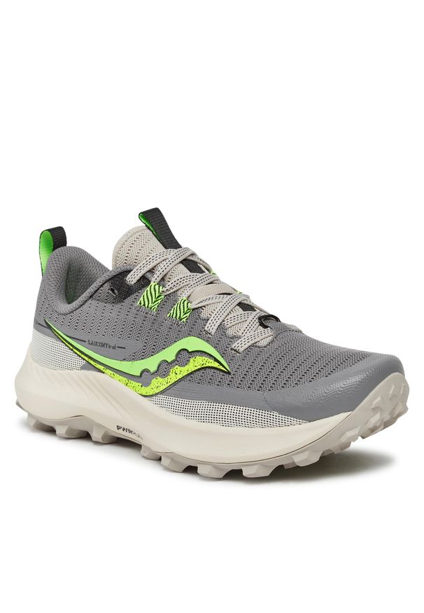 Buty Saucony Peregrine 13 S10838-75 Gravel/Slime. Kolor: szary