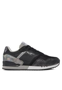 Pepe Jeans Sneakersy PLS31528 Czarny. Kolor: czarny. Materiał: materiał #3