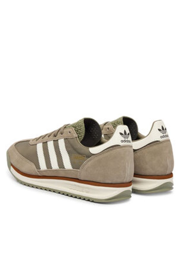 Adidas - adidas Sneakersy Sl 72 Rs JQ9719 Brązowy. Kolor: brązowy. Materiał: skóra, zamsz