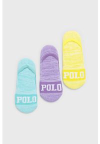 Polo Ralph Lauren skarpetki (3-pack) damskie. Materiał: włókno