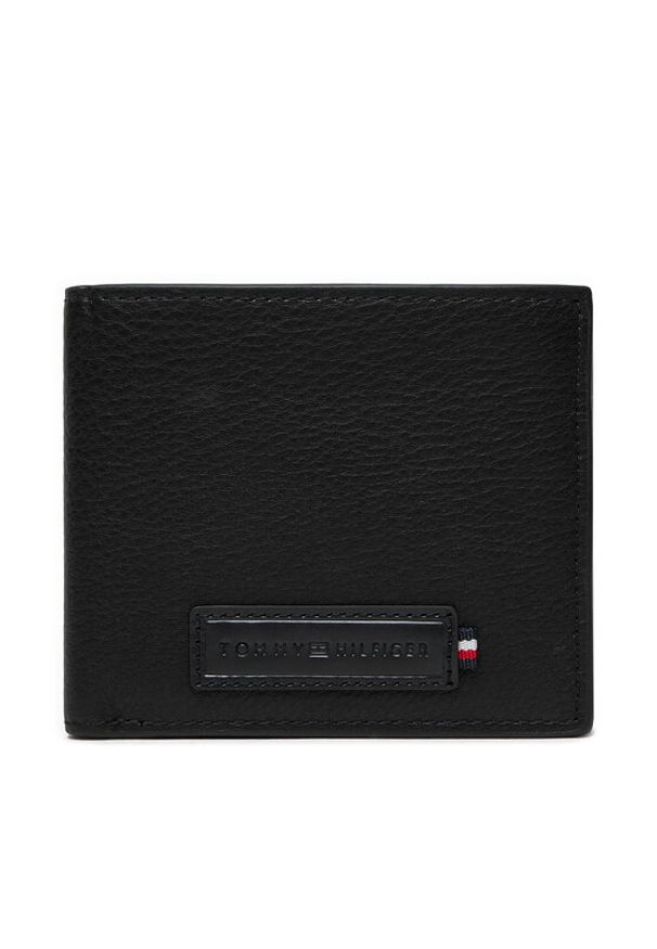 TOMMY HILFIGER - Tommy Hilfiger Portfel AM0AM13032 Czarny. Kolor: czarny. Materiał: skóra