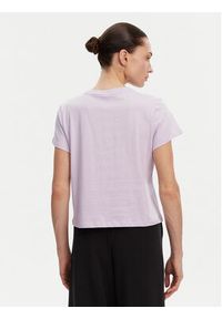 DKNY T-Shirt DP4T1035 Fioletowy Regular Fit. Kolor: fioletowy. Materiał: bawełna #3