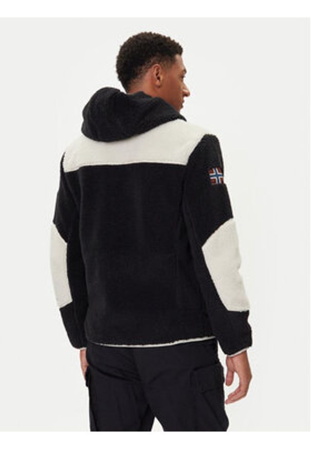 Napapijri Polar Yupik NP0A4GNS Czarny Regular Fit. Kolor: czarny. Materiał: syntetyk