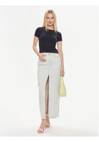 Vero Moda T-Shirt Chloe 10306894 Granatowy Tight Fit. Kolor: niebieski. Materiał: bawełna #5