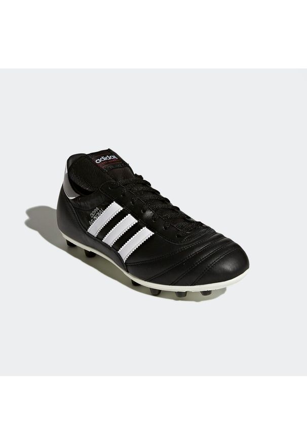 Adidas - Buty do piłki nożnej Copa Mundial. Wysokość cholewki: przed kostkę. Kolor: czarny, biały, wielokolorowy. Materiał: skóra. Szerokość cholewki: normalna. Sport: piłka nożna