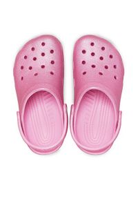 Crocs Klapki Classic Glitter Clog K 206993 Różowy. Kolor: różowy #6