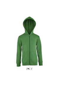 SOL'S - Bluza z kapturem dla dzieci Sol's Stone. Typ kołnierza: kaptur. Kolor: zielony