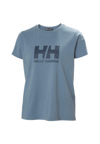 Koszulka damska Helly Hansen Logo 3.0. Kolor: niebieski #1
