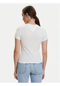 Tommy Jeans T-Shirt DW0DW22781 Écru Regular Fit. Kolor: kremowy. Materiał: bawełna #3