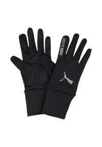 Puma - Rękawiczki Unisex Dla Dorosłych Z Logo Sezonu. Kolor: czarny. Sport: turystyka piesza